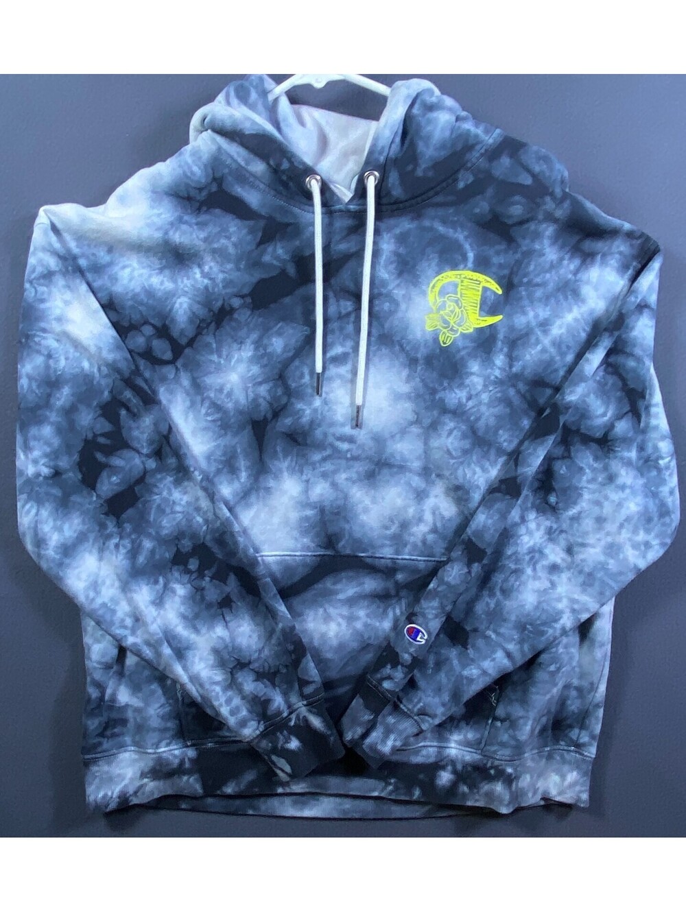 Champion Galaxy Tie Dye Pullover Hoodie Sz. XL Athletic Streetwear Urban Classic
